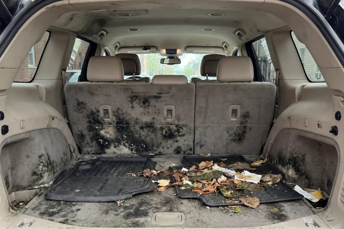 Mold Removal — Jeep Grand — before